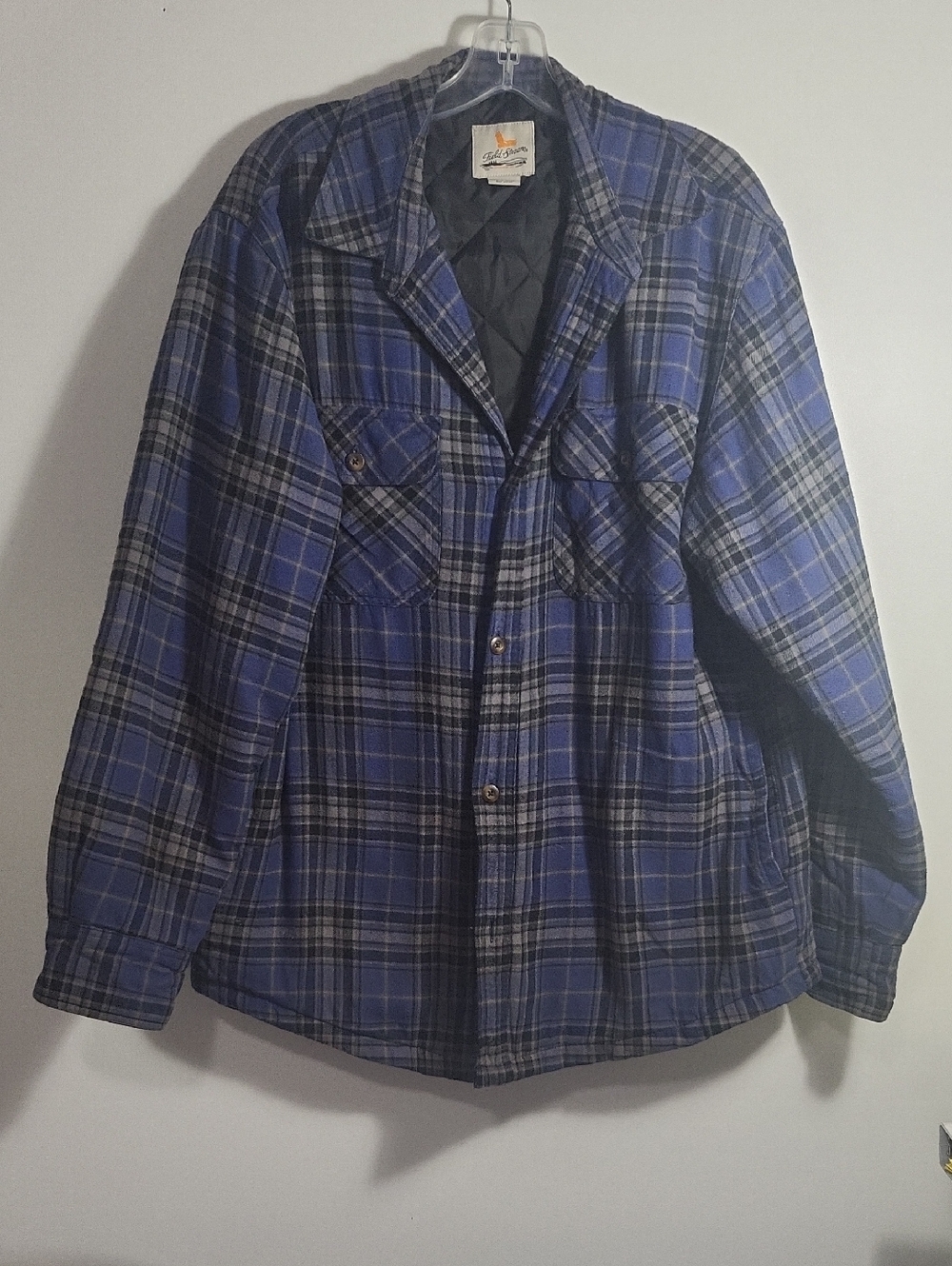 Field & Stream Insulated flannel shirt   Men's M   #2740